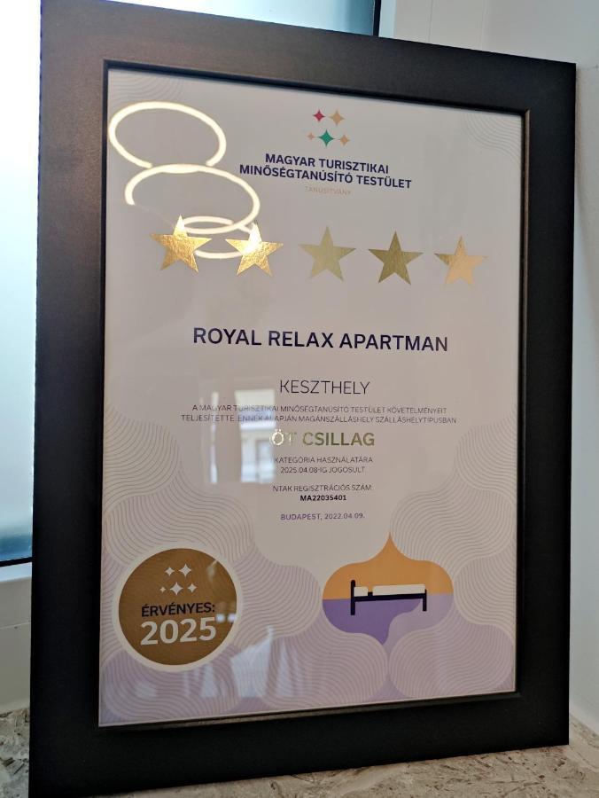Royal Relax Apartman Keszthely Eksteriør billede